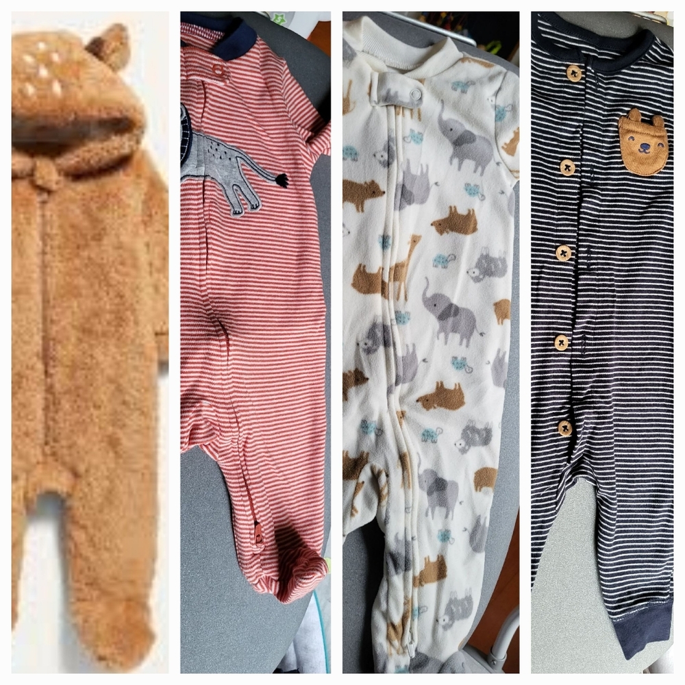 Bundle of baby pajamas